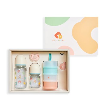 CHIC BASICS新生兒初奶瓶禮盒組