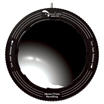Ever Chrom 彩宣 REVORING 快速可調VND + CPL濾鏡 58-77mm鏡頭適用  1個  EC RNC77