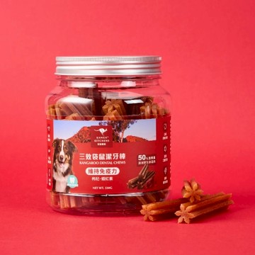 【myne寵好選物】澳洲袋鼠廚房三效袋鼠潔牙棒桶裝狗狗磨牙零食潔牙零食