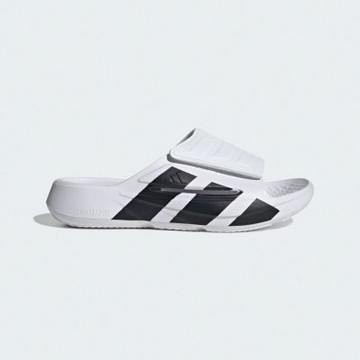 Adidas 愛迪達 Lightblaze Slide [JS3584] 男女 運動拖鞋 白黑 套穿設計 網布內裡