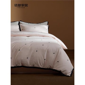 (免運)銘都超細牛奶絨床上四件套冬季加厚保暖珊瑚絨法蘭絨床單被套床品