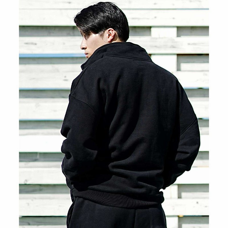 RVCA/ルーカ メンズ トレーナー ハーフジップアップ スウェット