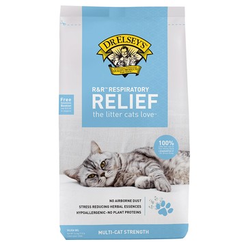 DR.ELSEY'S 超級博士貓艾歐 水晶貓砂 RELIEF過敏專用  敏感藍  7.5lb  1袋