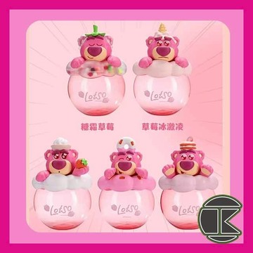 【11月預購】TOPTOY迪士尼 草莓熊水杯盲盒 Q版實用收藏 一中盒4入｜愛蛋客