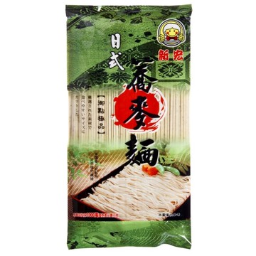 『滿額贈好禮』新宏蕎麥麵300g （賣場滿$150出貨）