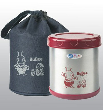 三光牌 蘇香真空保溫飯盒 附菜盒+提袋 台灣製造 12.5x14cm 顏色隨機 /個 K-850B【APP滿額下單10%點數(單一帳號最高5000點)】1/31止