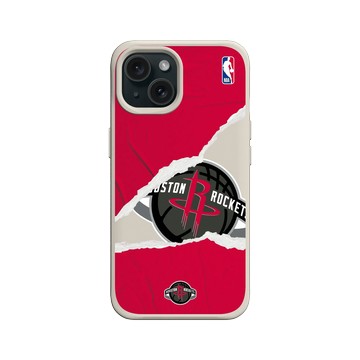 iPhone 15 SolidX 貝殼灰 - NBA - 熱血系列-休士頓火箭 Houston Rockets - Sweat and Tears