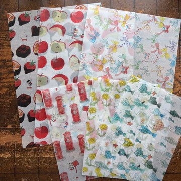 斯皮卡的花園 / Muu-chan 透明圖案紙 / 蘋果