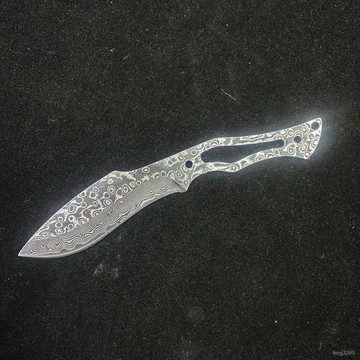 Taiwan熱賣全新67層大馬士革水果刀刀胚 厚度2.0mm 沒配件 適閤DIY VWQA