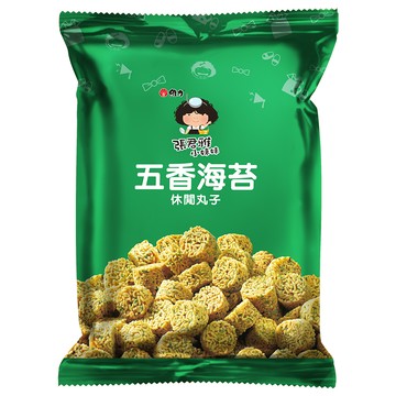 [家速配]張君雅小妹妹五香海苔休閒丸子-80g
