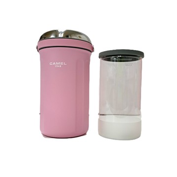 1.0公升不銹鋼保溫飯壺附0.7L玻璃容器 - 鮮粉紅色 Tiffin 100 PK