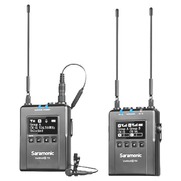 Saramonic 楓笛 無線麥克風系统 領夾式麥克風 遠距離穩定傳輸  UwMic9S Kit1 UHF  1組