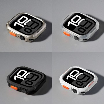 硅膠防摔保護殼 適用 Apple Watch 11 10 9 8 7 6 SE 手錶保護殼 42mm 46mm 49mm