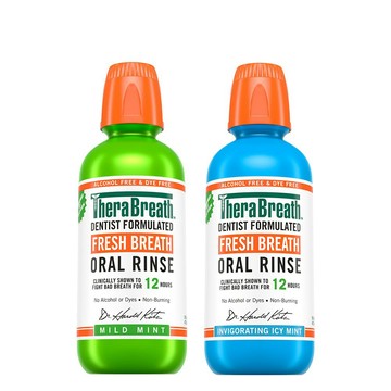 【蝦皮直營】TheraBreath 凱斯博士 無酒精漱口水 (溫和薄荷/冰涼薄荷) 473ml
