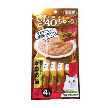CIAO啾嚕貓肉泥 4入/包(口味隨機出貨)