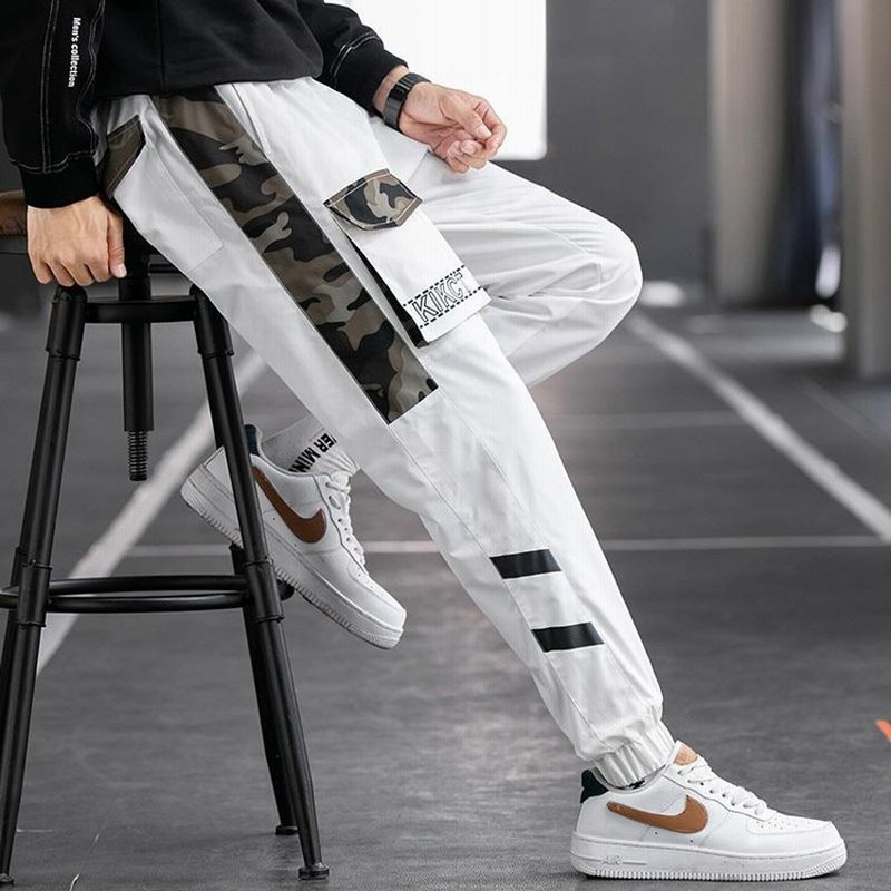 ジョガーパンツ メンズ サルエルパンツ イージー リブパンツ リラックス ズボン 切り替え カモフラージュ柄 チノパン 春 夏 秋 カジュアルコーデ 通販 Lineポイント最大0 5 Get Lineショッピング