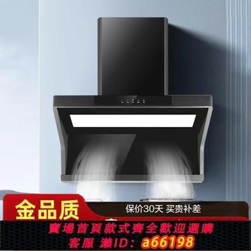 【台灣公司 可開發票】跨境出口110V220V英文款7字型油煙機家用廚房抽油煙機