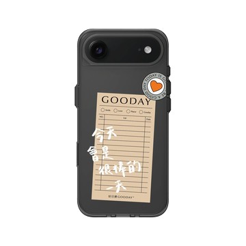 iPhone Air Clear (相機按鈕) 酷墨灰 - 好日曆 GOODAY (星期安有限公司) - 好日子筆記(白字款)