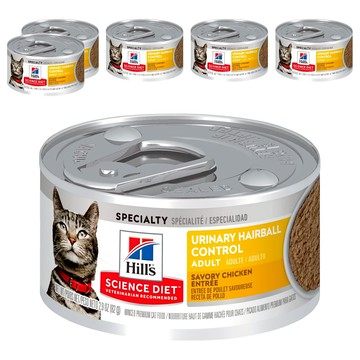Hill's 希爾思 SCIENCE DIET 成貓 主食罐  泌尿道毛球控制  82g  6罐