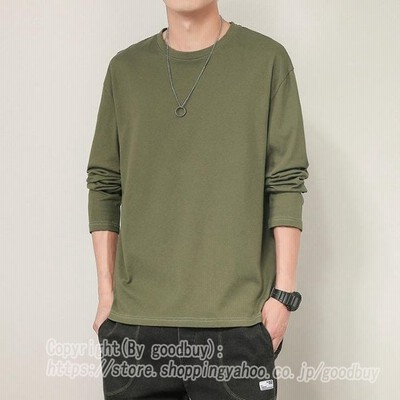 高品質の激安 クルーネック 長袖tシャツ プリント ロンt 長袖 パンツ セットアップ メンズ Tシャツ ティーシャツ 21春夏 50代 40代 30代 トップス 無地 カットソー アメカジ 長袖 カラー Color9 Jalapamax Tur Br