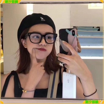 👓近視眼鏡👓新款韓版潮款近視眼鏡 複古大框近視眼鏡 有度數無度數眼鏡 鍍藍膜近視眼鏡 近視眼鏡  眼鏡