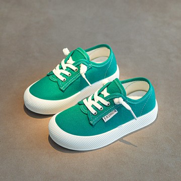 兒童帆布鞋2021年春秋季新款男童小白鞋女童板鞋中大童寶寶布鞋夏