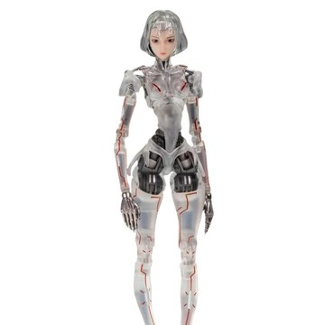 E哥❤現貨骨殼工坊AI代理人手辦擺件 ai仕女 C1透明色1/12可動人偶手辦模型預售