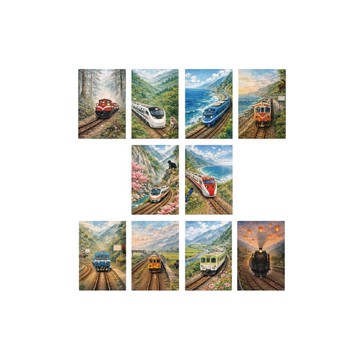 Memory Tag NFC 書籤明信片(火車) 景點 禮贈品 禮物