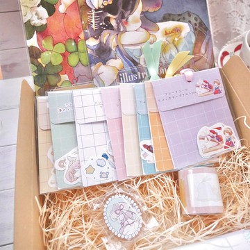 【福袋】侍女套組 文具 貼紙 夾子 捲筒便條紙 等 【1/13前限定販售】
