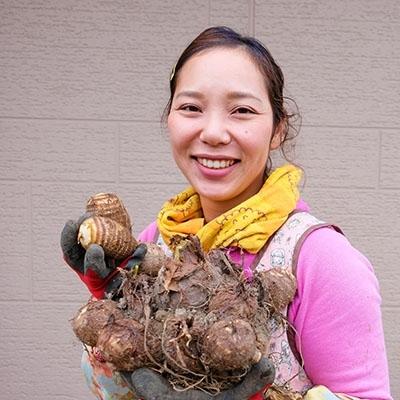 ふるさと納税 小郡市 ゆうき自然農場　小郡産の里芋「赤芽大吉」2.5kg　ふくおかエコ農産物認証