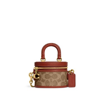 COACH Trail12 迷你 經典老花拉鍊開合 手提單肩斜跨包 斜背包 CE768(預購)~【 菲尼斯 國際精品 ★ APP下單天天10%點數回饋 】