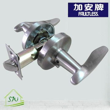 水平把手鎖 水平鎖 加安 現代風系列浴廁鎖 LYWX20GP 磨砂銀60mm 內側自動解閂 管形板手鎖《昇瑋五金》