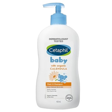 Cetaphil 舒特膚 baby舒緩洗髮沐浴露  400ml  1瓶