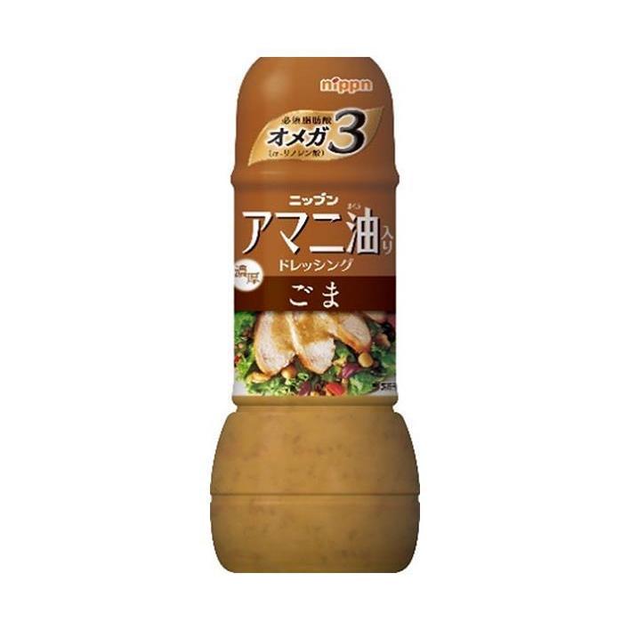 ニップン アマニ油入りドレッシング ごま 300ml×12本入｜ 送料無料