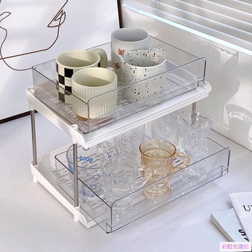 杯子收納架 置物架 水杯架 瀝水杯架  家用咖啡架子 托盤杯子神器