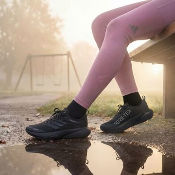 【adidas 愛迪達】 SUPERNOVA RISE 3 GORE-TEX 跑鞋 運動鞋 慢跑鞋 防潑水 女鞋 KI3136