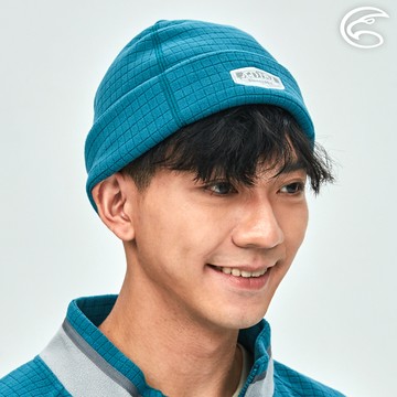 ADISI Soft checker 刷毛輕防風保暖精靈帽 AH22034 / 孔雀石