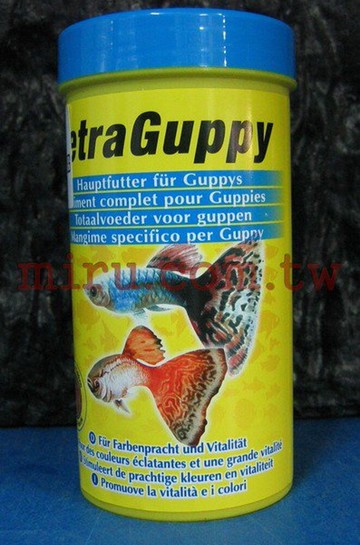 【西高地水族坊】德國Tetra 孔雀魚薄片飼料(250ml)