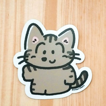 虎斑貓 貼紙