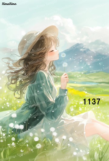 1137 原創貼紙 原創人物貼紙 貼紙 標籤 りまりま RimaRima