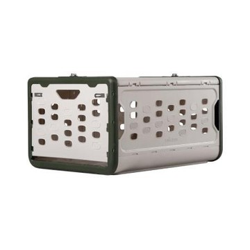 樹德SHUTER寵愛收納箱/LB-66/617W*417D*335H mm/綠框灰身/66L/1入