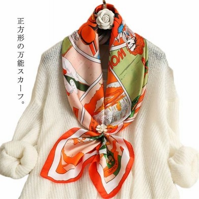 極美品✨ キャバン 大判 シルク スカーフ ストール 自由の女神 ブルー 総柄 極美品✨ キャバン 大判 シルク スカーフ ストール 自由の女神