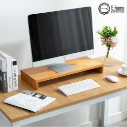 E-home Woo悟全實木鍵盤螢幕架