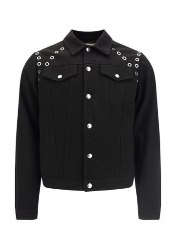 Alexander Mc Queen - Eyelet Jacket - Mens - Black