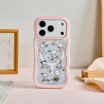 SNOOPY史努比日常亂花雲朵波波MagSafe iPhone手機殼