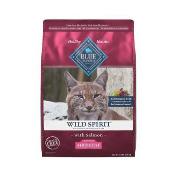 【Blue Buffalo藍摯】原野精靈 鮭魚無穀配方11磅 成貓飼料 貓乾糧
