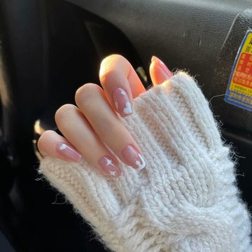 穿戴美甲夏季指甲貼片軟款ins風高級成品2020新款指甲殼可摘戴女