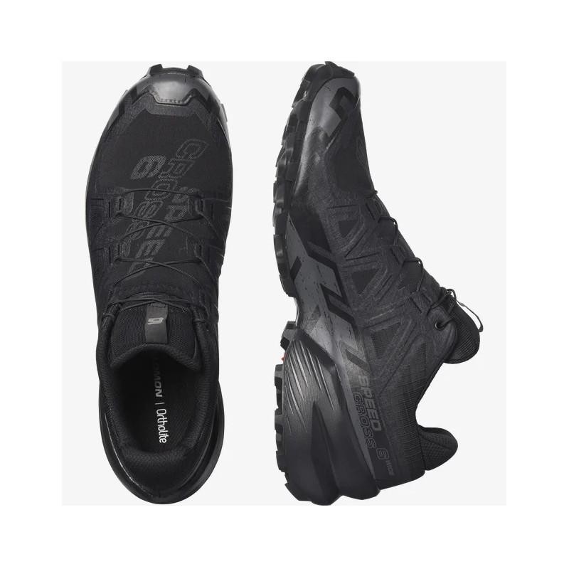 サロモン トレイルシューズ SALOMON SPEEDCROSS 6 WIDE Black Black