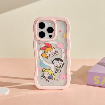 飛天小女警甜美睡夢雲朵波波MagSafe iPhone手機殼