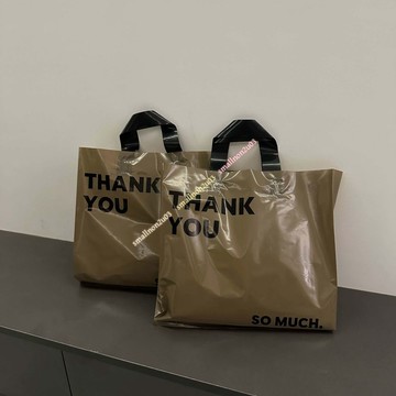 加厚塑膠手提袋 豎版防潑水多色可選 服裝店購物禮品包裝外帶袋 文具收納 居家店面市集擺攤適用